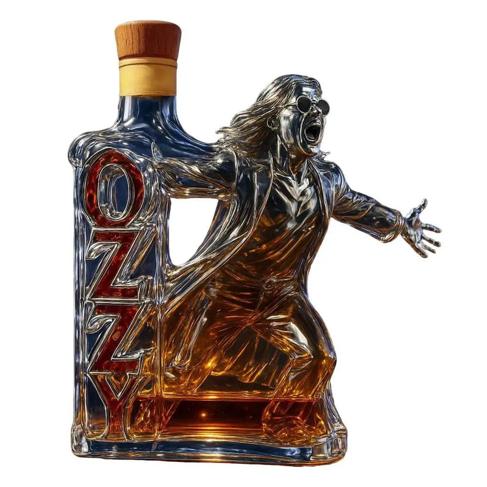 Creative Glass Whiskey Bottle