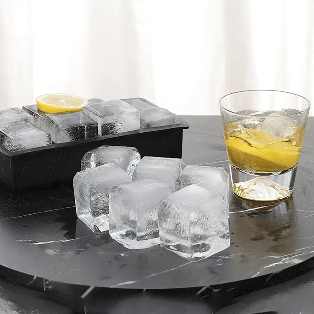 Silicone Ice Cube and Ice Ball Tray