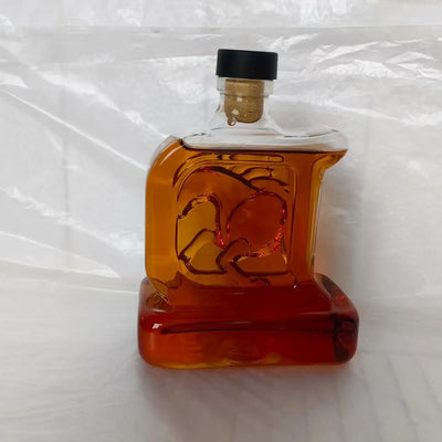 Horse Whiskey Bottle