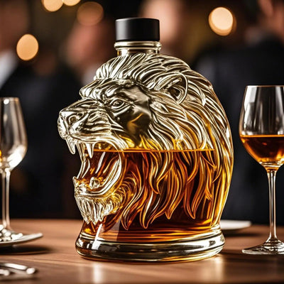 Lion Whiskey Bottle