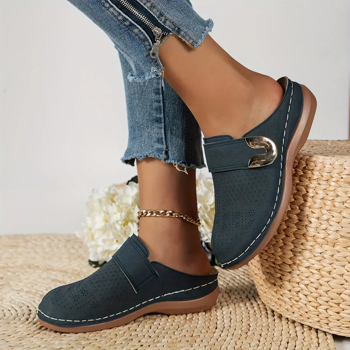 Caprielle - Chic Supportive Wedge Sandals