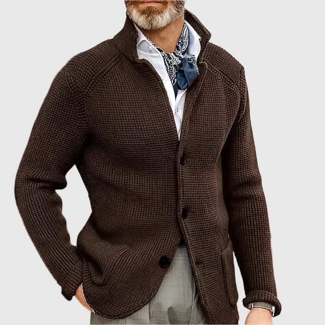 Garrett - Men's Military Retro Style Cardigan