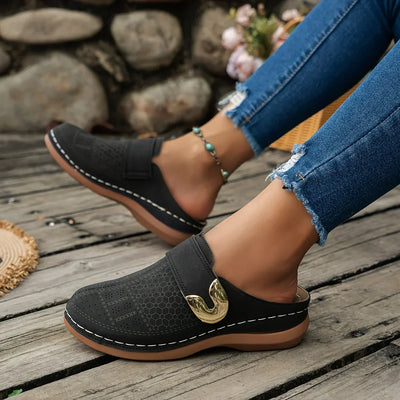Caprielle - Chic Supportive Wedge Sandals