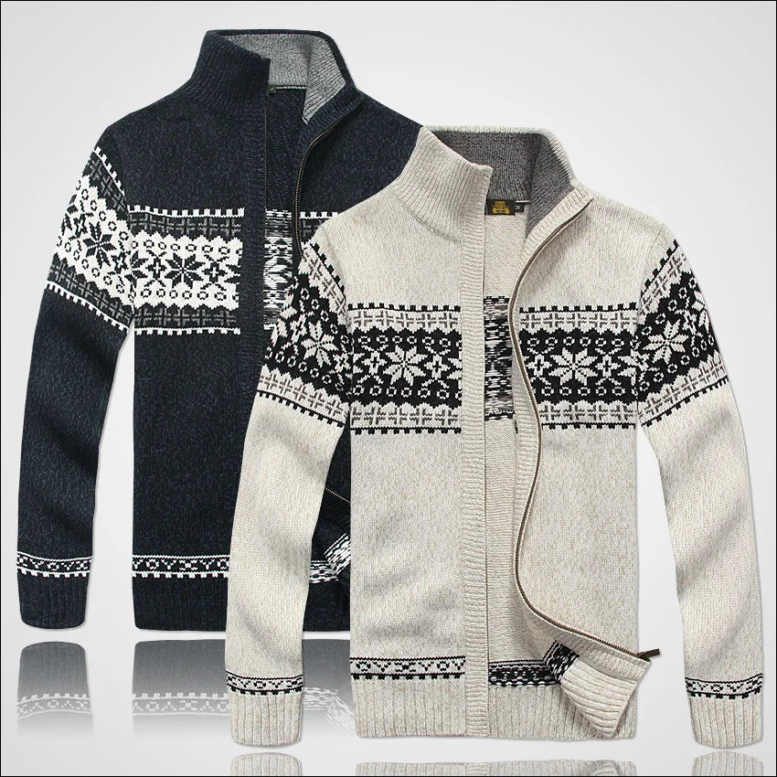 Thomas - Zip-Up Vintage Cardigan