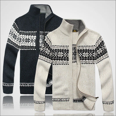 Thomas - Zip-Up Vintage Cardigan