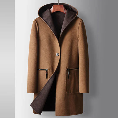 Gary - Hooded Woolen Coat