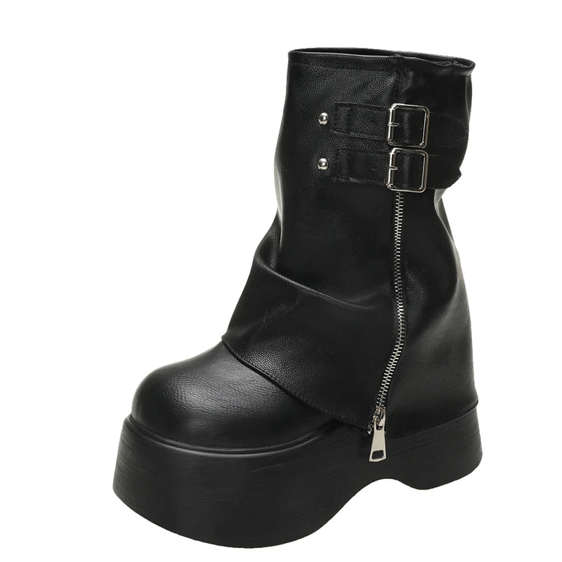 Liane - Soft Leather Ankle Mid Calf Boots