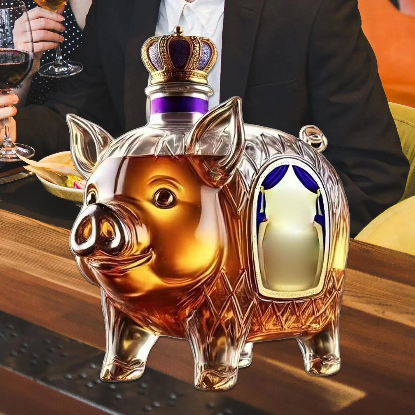 Unique Animal Whiskey Bottle