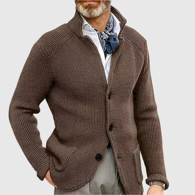 Garrett - Men's Military Retro Style Cardigan