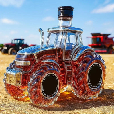 Tractor Shape Whiskey Bottle