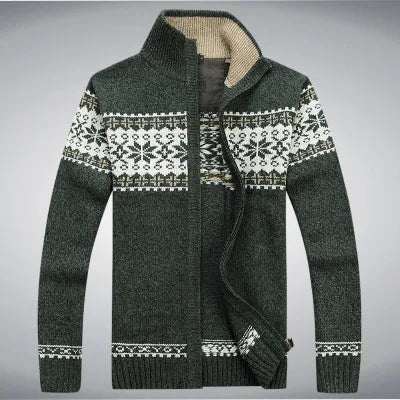 Thomas - Zip-Up Vintage Cardigan