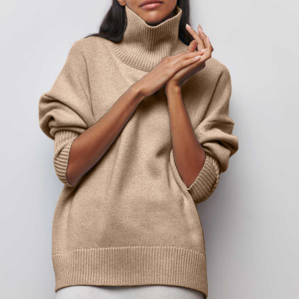 Avery - Sweater with high collar