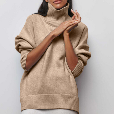 Avery - Sweater with high collar