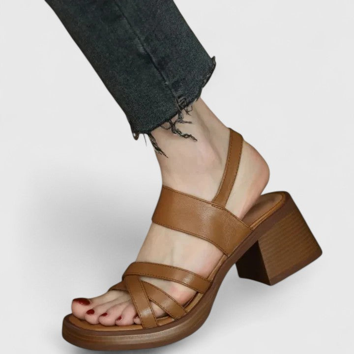 Leah - Elegant Crisscross Sandals