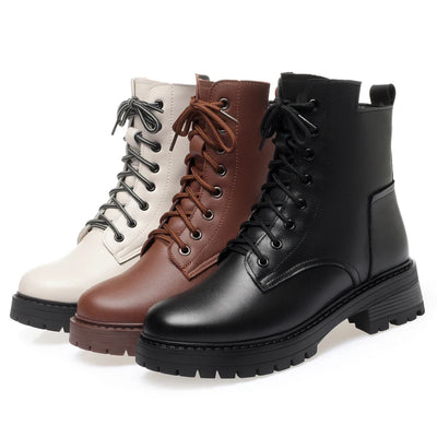 Keziah - Non-slip Leather Boots