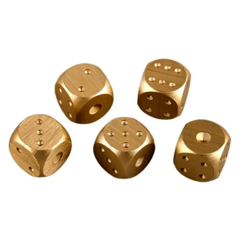 5pcs Aluminum Alloy Ice Cubes Dices Set