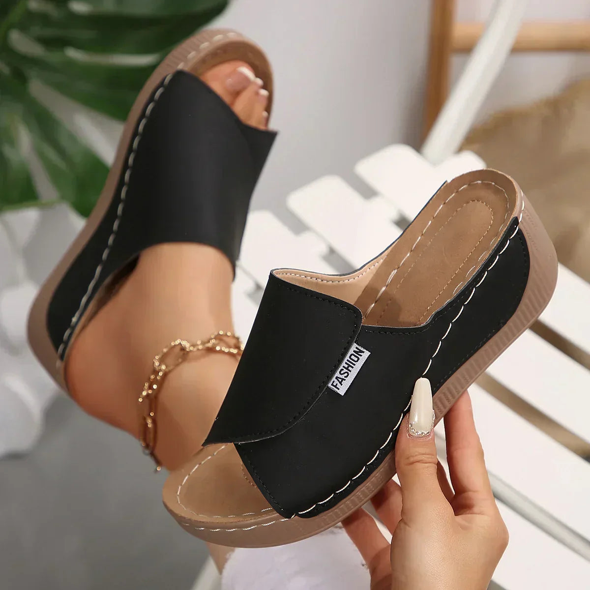 Natalie - Orthopedic Wedge Sandals