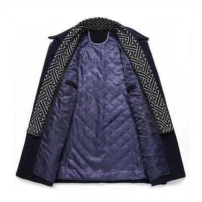 Tom - Quilted Thick Warm Wool Coat