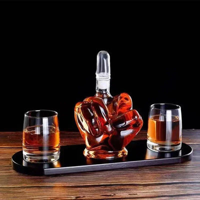 New 1000ml Finger Shape Whiskey Bottle