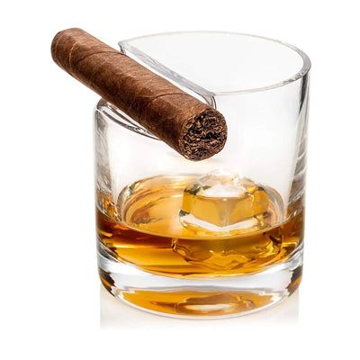 Drinkware Glass for Whiskey and Cigar