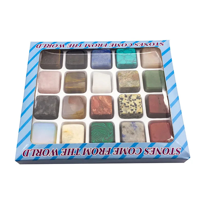 20Pcs Semi-precious Ice Whiskey Stone