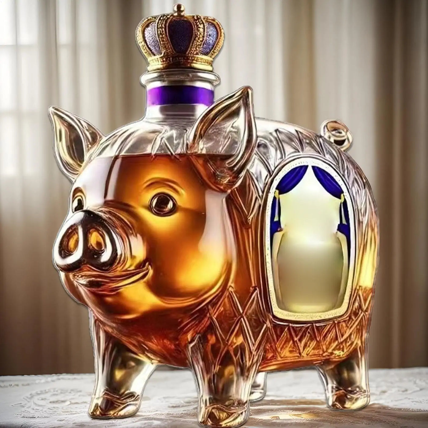 Unique Animal Whiskey Bottle