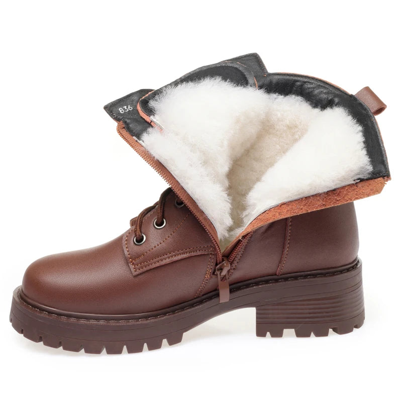 Keziah - Non-slip Leather Boots