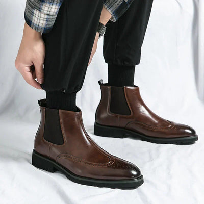 Adriel - Genuine Leather Chelsea Boots