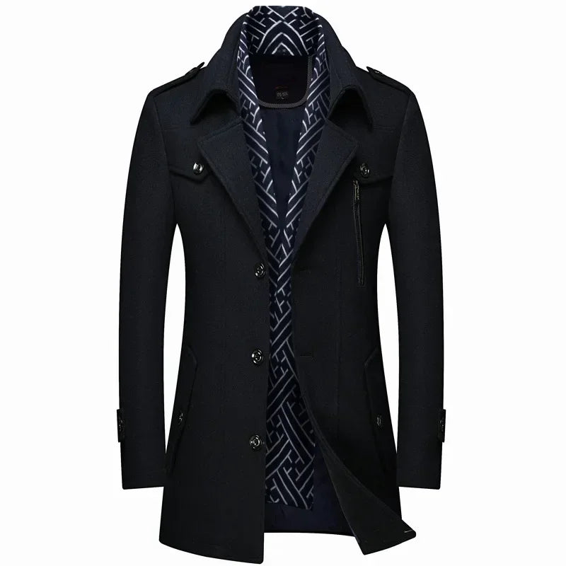 Carter - Men's Tailored Overcoat