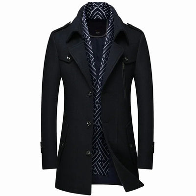 Carter - Men's Tailored Overcoat