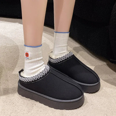 Cheney - Warm Suede Thick-soled Shoes