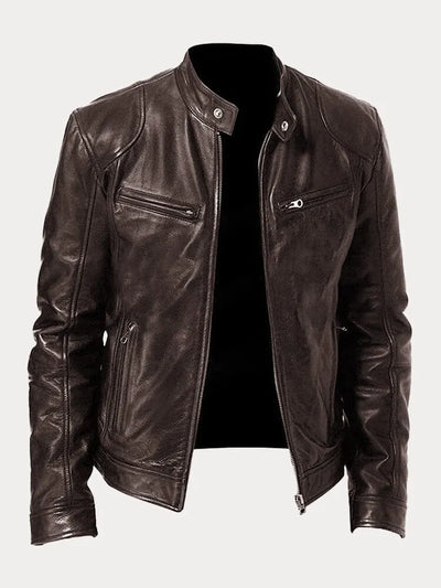 Lucas - Classic Leather Jacket
