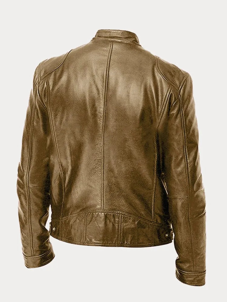 Lucas - Classic Leather Jacket