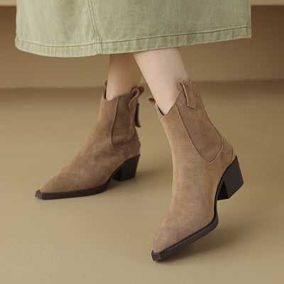 Penny - Classic Cow Suede Boots