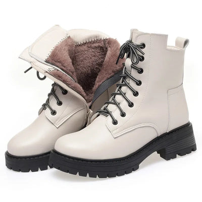 Keziah - Non-slip Leather Boots