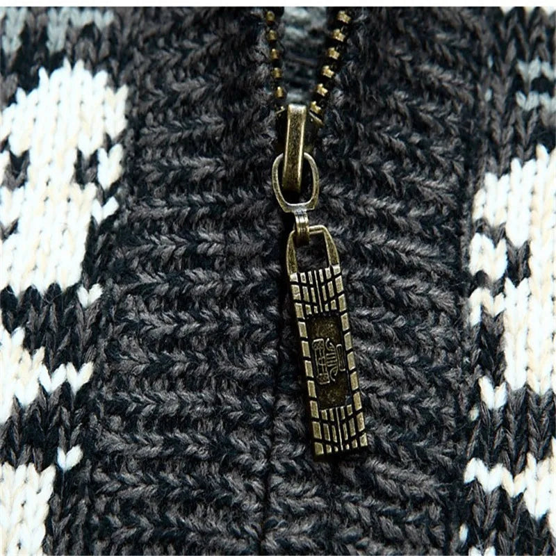 Thomas - Zip-Up Vintage Cardigan