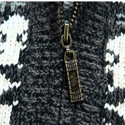 Thomas - Zip-Up Vintage Cardigan