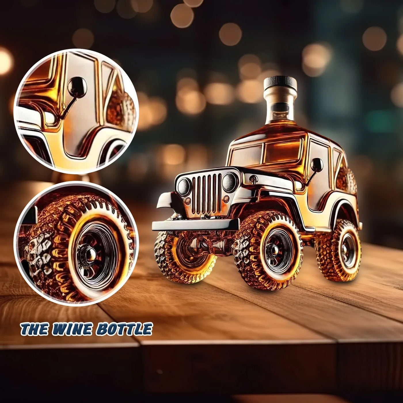 Classic Car Whiskey Bottle