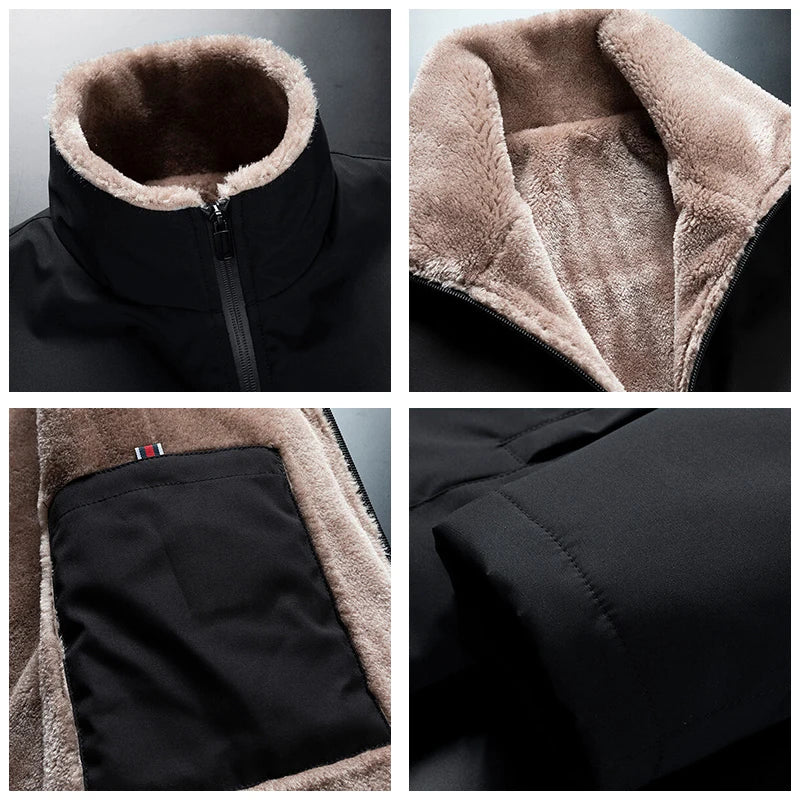 Matthew - Windproof Warm Thick Fleece Jacket