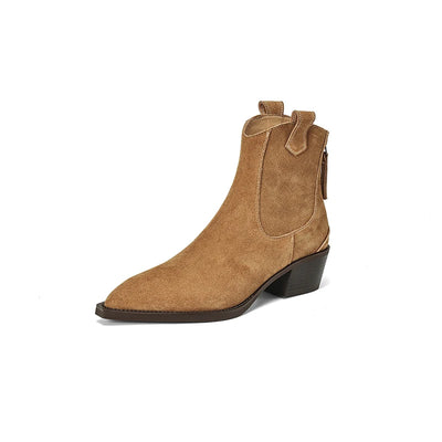 Penny - Classic Cow Suede Boots