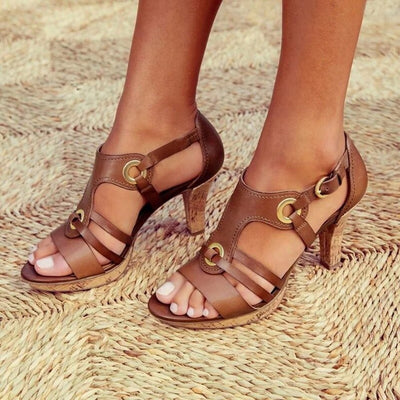 Ludovica | Orthopedic Comfortable Heel Sandal