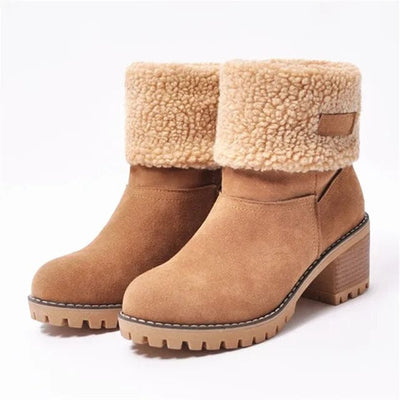 Paige - Mid-Calf Wool Boots