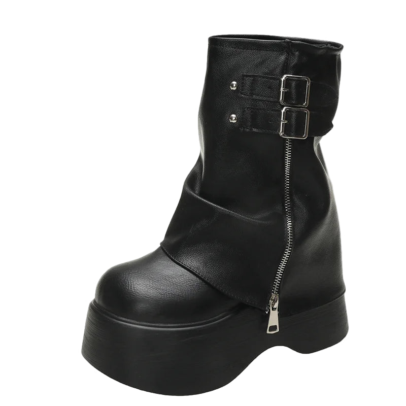 Liane - Soft Leather Ankle Mid Calf Boots