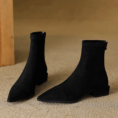 Vilma - Vintage Suede Ankle Boots