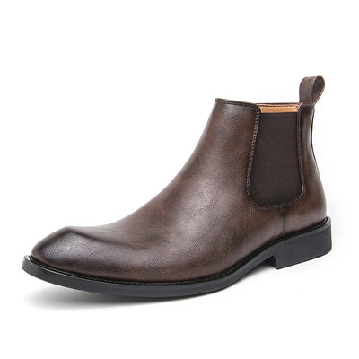 Cooper - Leather Chelsea Boots with Zipper