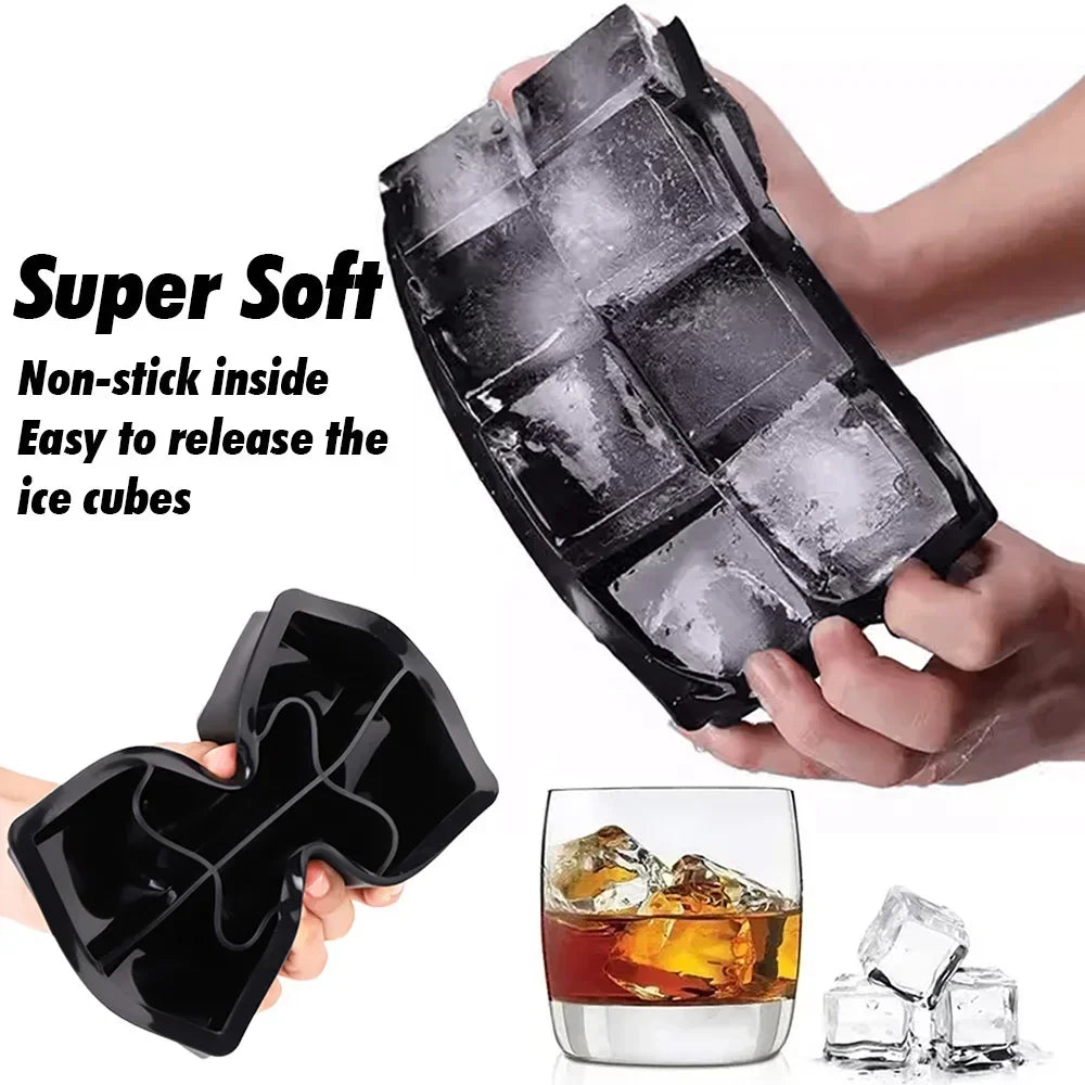 Silicone Ice Cube and Ice Ball Tray