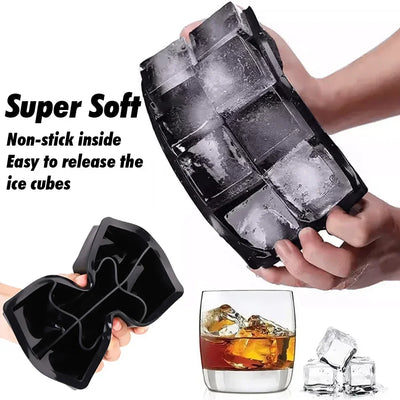 Silicone Ice Cube and Ice Ball Tray