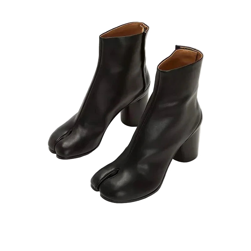 Kendall - Luxury Leather Split Toe Boots