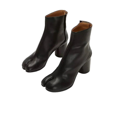 Kendall - Luxury Leather Split Toe Boots