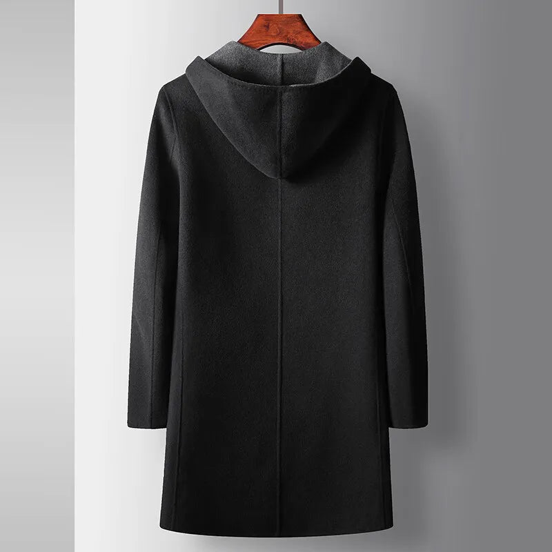 Gary - Hooded Woolen Coat